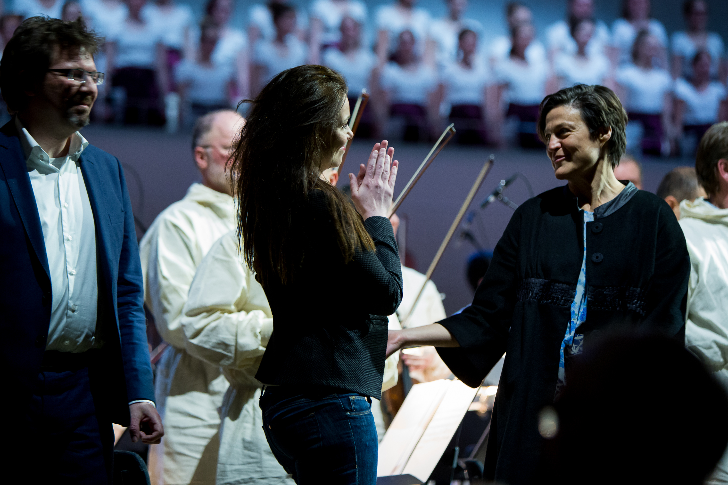 Rasmus Adrian, Arnbjorg  Danielsen, Lene Juhl, 1864 Concert, photo by Santiago Sarniguet